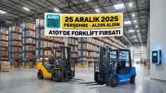Market Raflarından Sanayi Sitelerine A101 Şimdi de Elektrikli Forklift Satışına Başlıyor - Ucon